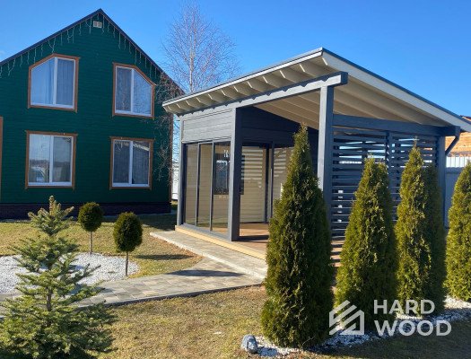 Скандинавская беседка из дерева №93 - фото 2246